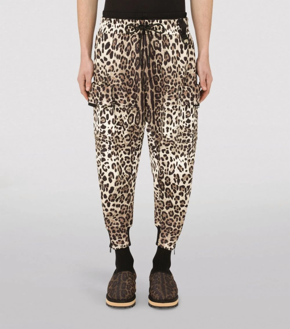 Dolce & Gabbana Leopard Print Sweatpants HA93M-LEO 3 Dolce & Gabbana Leopard Print Sweatpants HA93M-LEO - Image 3