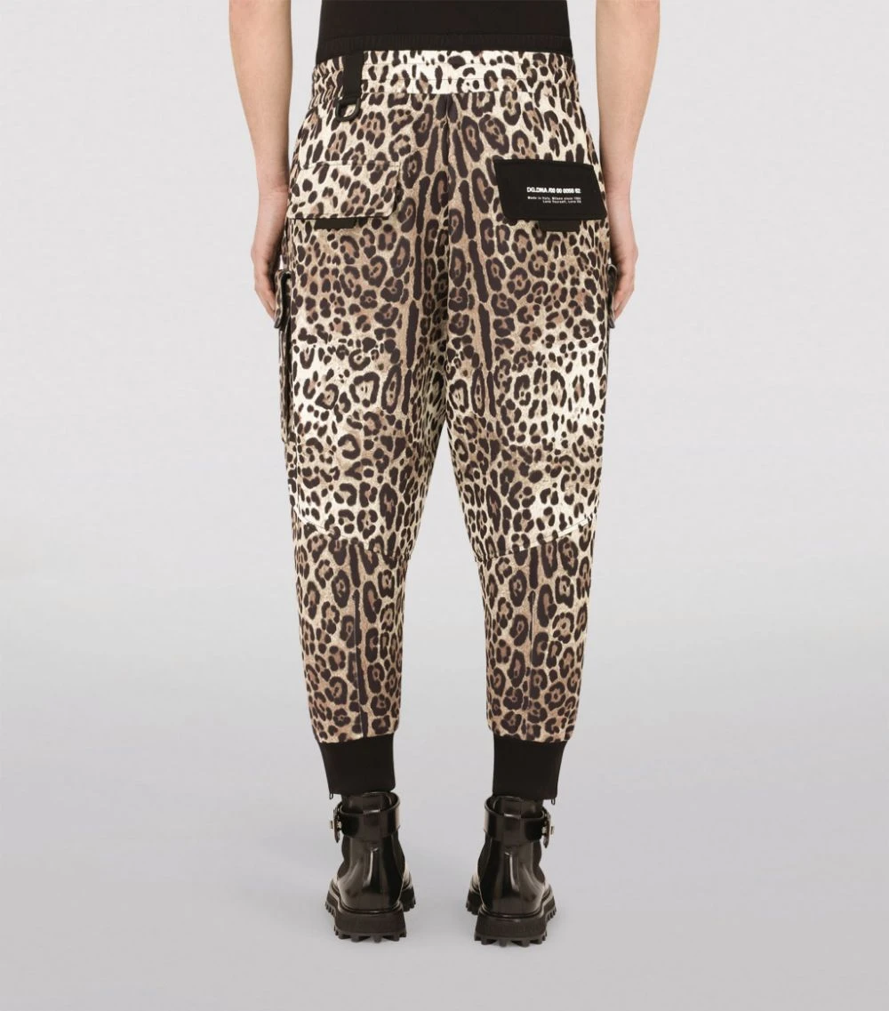 Dolce & Gabbana Leopard Print Sweatpants HA93M-LEO 4 Dolce & Gabbana Leopard Print Sweatpants HA93M-LEO - Image 4
