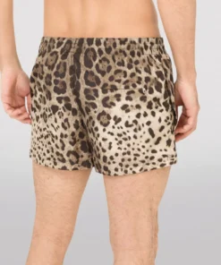 Dolce & Gabbana Leopard Print Swim Shorts and Bag HY13M-LEO NEW Swimwear -Dolce & Gabbana online Store dolce gabbana leopard print swim shorts and bag 17377809 35820089 1000
