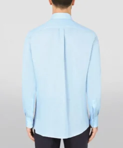 Dolce & Gabbana Linen DG Shirt B1581-SKY BLUE Casual Shirts -Dolce & Gabbana online Store dolce gabbana linen dg shirt 16774248 33006108 1000