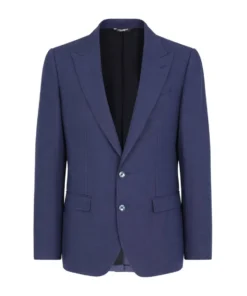 Dolce & Gabbana Linen Taormina-Fit Suit B0065-BLUE 2 Piece Suits