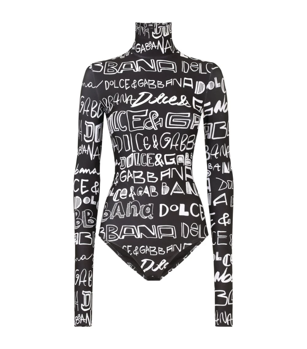 Dolce & Gabbana Logo Bodysuit HNSFW-LOGO4 BCO FDO Bodysuits 1 Dolce & Gabbana Logo Bodysuit HNSFW-LOGO4 BCO FDO Bodysuits