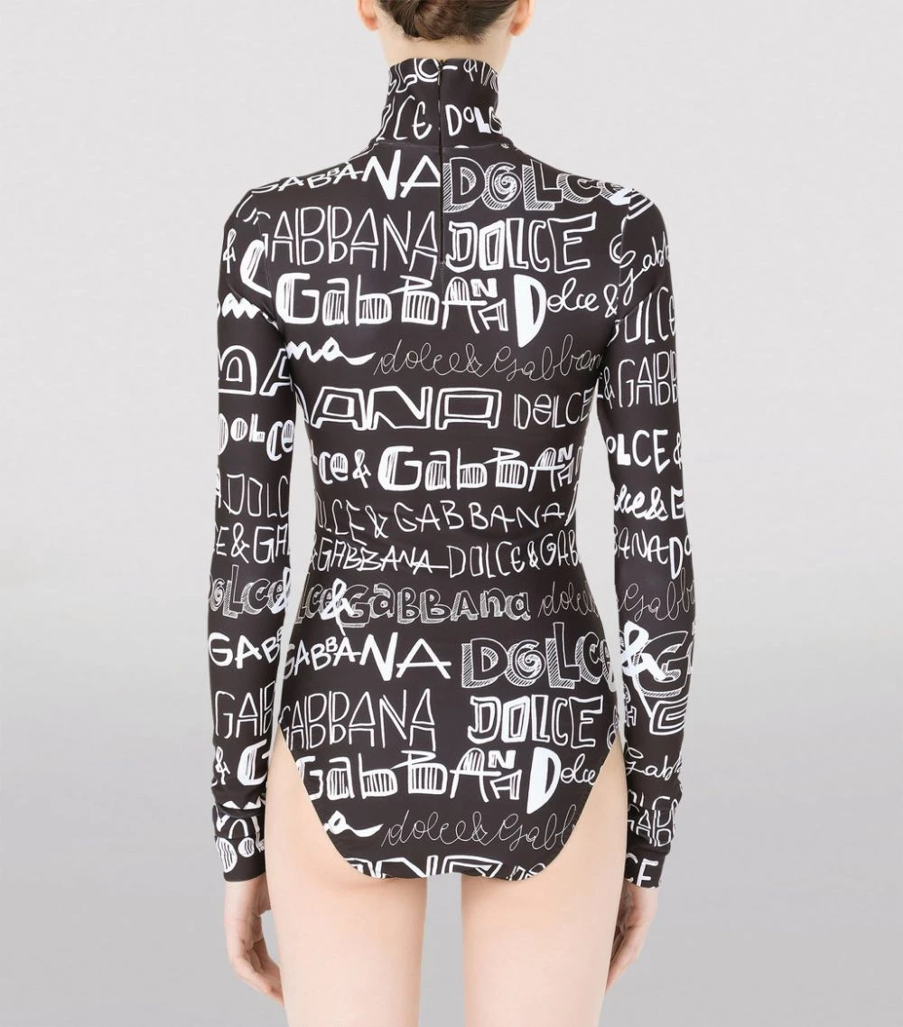 Dolce & Gabbana Logo Bodysuit HNSFW-LOGO4 BCO FDO Bodysuits 4 Dolce & Gabbana Logo Bodysuit HNSFW-LOGO4 BCO FDO Bodysuits - Image 4