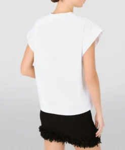 Dolce & Gabbana Logo Cap-Sleeved T-Shirt W0800-OPTICAL WHITE T-shirts 10 Dolce & Gabbana Logo Cap-Sleeved T-Shirt W0800-OPTICAL WHITE T-shirts -Dolce & Gabbana online Store dolce gabbana logo cap sleeved t shirt 17636401 37207759 1000