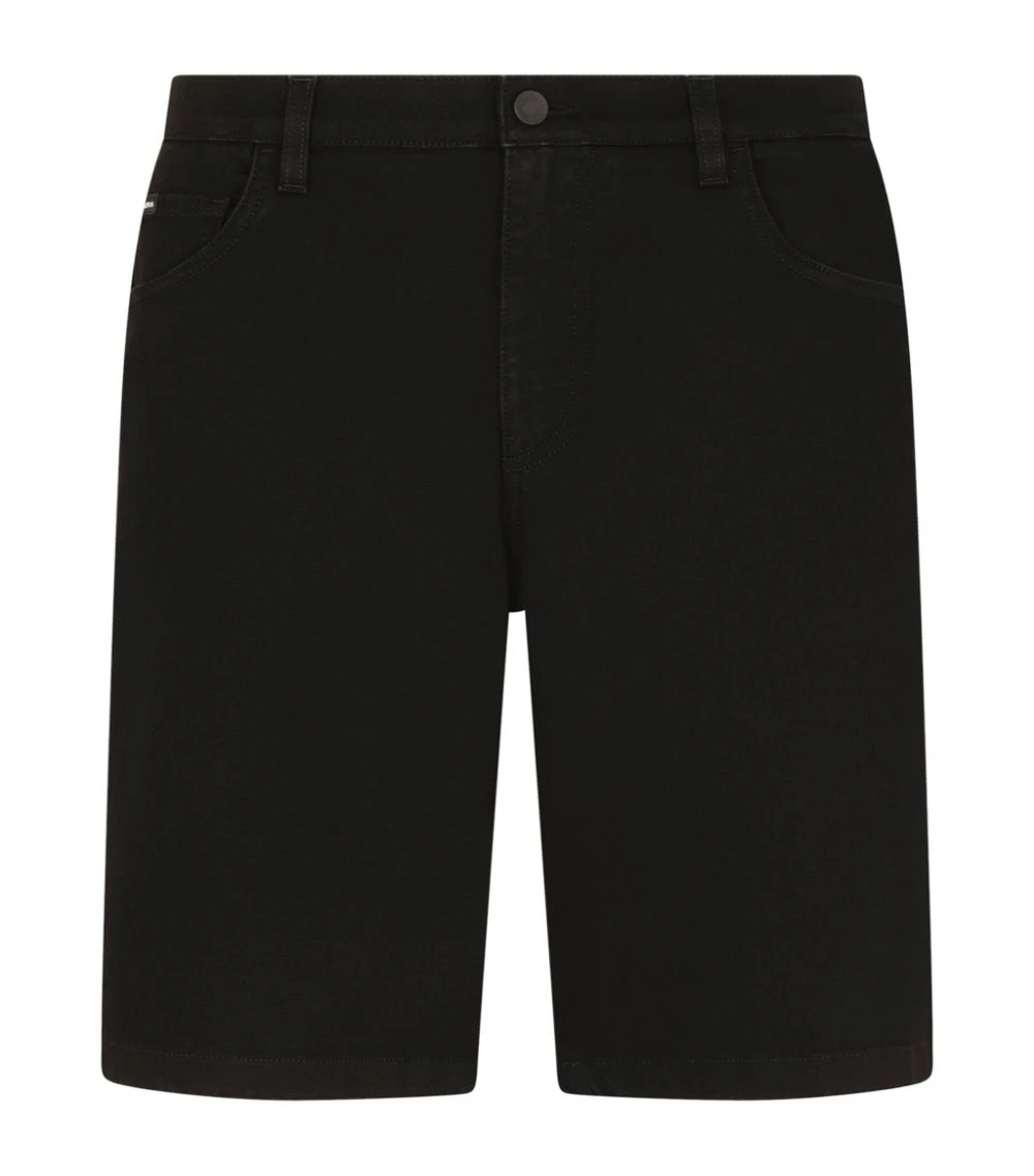 Dolce & Gabbana Logo Denim Shorts S9001-COMBINED COLOU 1 Dolce & Gabbana Logo Denim Shorts S9001-COMBINED COLOU