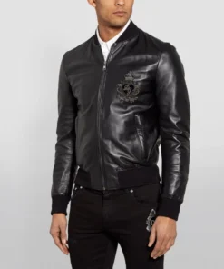 Dolce & Gabbana Logo Leather Jacket N0000-BLACK Leather Jackets 7 Dolce & Gabbana Logo Leather Jacket N0000-BLACK Leather Jackets -Dolce & Gabbana online Store dolce gabbana logo leather jacket 14984026 25086861 1000