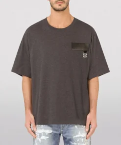 Dolce & Gabbana Logo Patch T-Shirt S8292-MELANGE GREY Printed T-Shirts -Dolce & Gabbana online Store dolce gabbana logo patch t shirt 17088493 34218438 1000
