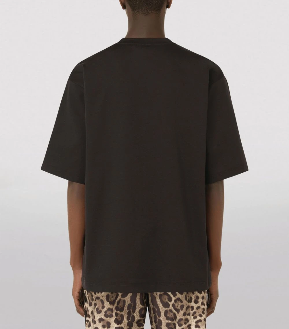 Dolce & Gabbana Logo Patch T-Shirt N0000-BLACK Printed T-Shirts 4 Dolce & Gabbana Logo Patch T-Shirt N0000-BLACK Printed T-Shirts - Image 4