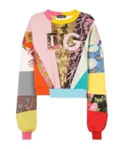 Dolce & Gabbana Logo Patchwork Sweatshirt S9000-COMBINED COLOU Sweatshirts
