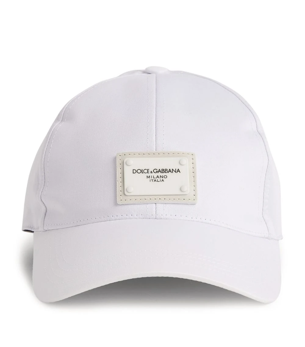 Dolce & Gabbana Logo Plaque Cap W0800-OPTICAL WHITE Caps 2 Dolce & Gabbana Logo Plaque Cap W0800-OPTICAL WHITE Caps - Image 2