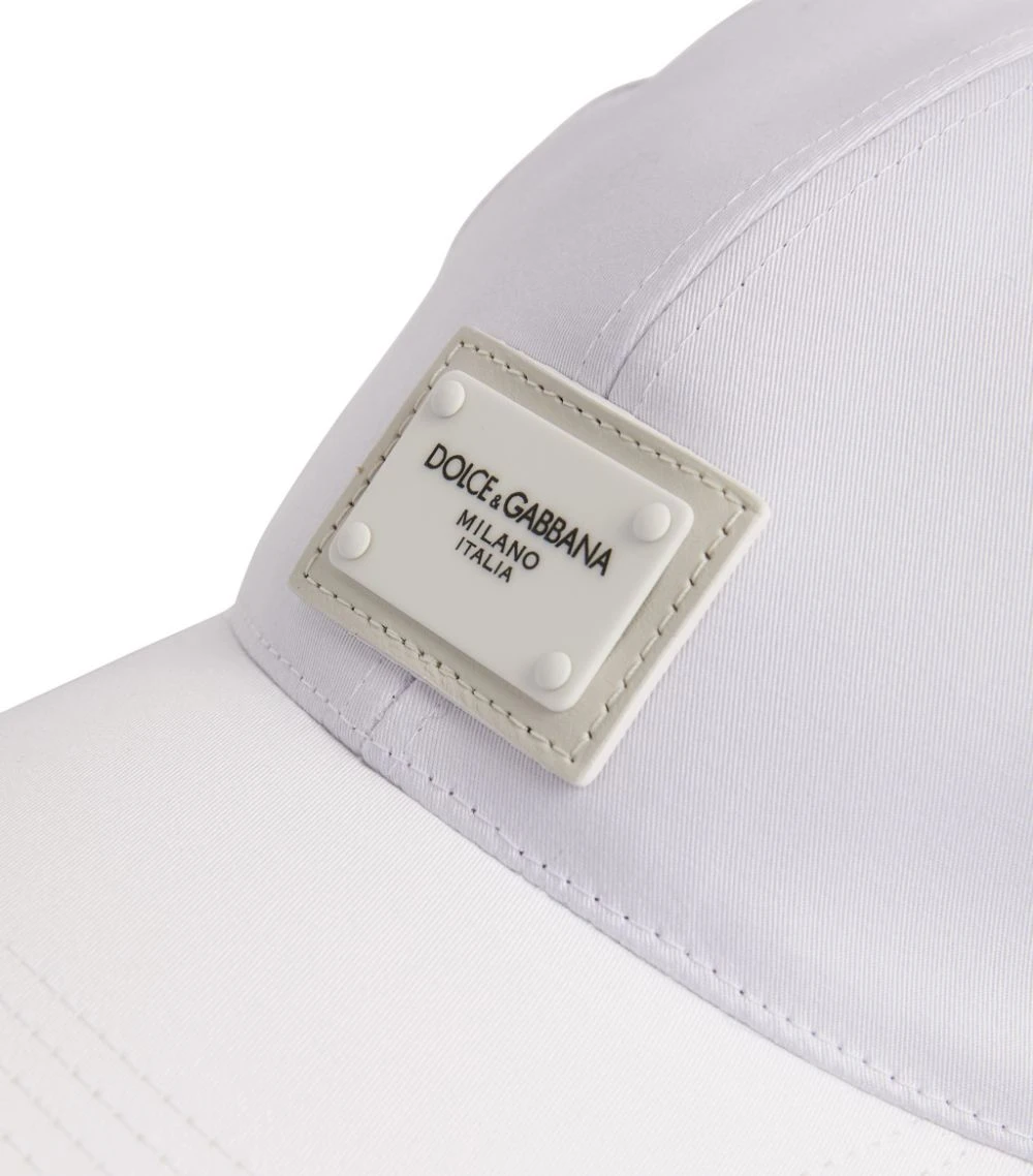 Dolce & Gabbana Logo Plaque Cap W0800-OPTICAL WHITE Caps 4 Dolce & Gabbana Logo Plaque Cap W0800-OPTICAL WHITE Caps - Image 4