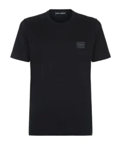 Dolce & Gabbana Logo Plaque T-Shirt MULTI Logo T-Shirts