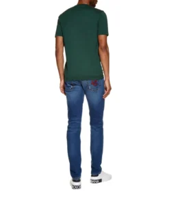 Dolce & Gabbana Logo Plaque T-Shirt V8813-MEDIUM GREEN Logo T-Shirts -Dolce & Gabbana online Store dolce gabbana logo plaque t shirt 15352399 26789796 1000