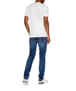 Dolce & Gabbana Logo Plaque T-Shirt W0111-WHITE Logo T-Shirts -Dolce & Gabbana online Store dolce gabbana logo plaque t shirt 15356018 26789802 1000