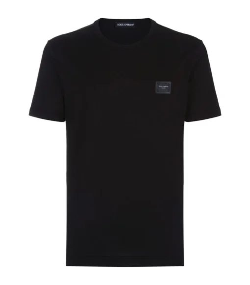 Dolce & Gabbana Logo Plaque T-Shirt N0000-BLACK Logo T-Shirts 5 Dolce & Gabbana Logo Plaque T-Shirt N0000-BLACK Logo T-Shirts -Dolce & Gabbana online Store dolce gabbana logo plaque t shirt 15356021 26793937 1000
