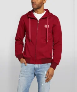 Dolce & Gabbana Logo Plaque Zip-Up Hoodie R3484-DARK BLOOD RED Sweatshirts -Dolce & Gabbana online Store dolce gabbana logo plaque zip up hoodie 15125775 25813023 1000