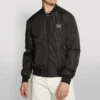 Dolce & Gabbana Logo Plaque Zip-Up Jacket N0000-BLACK Bomber Jackets