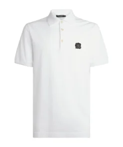 Dolce & Gabbana Logo Polo Shirt W0800-OPTICAL WHITE Logo T-Shirts
