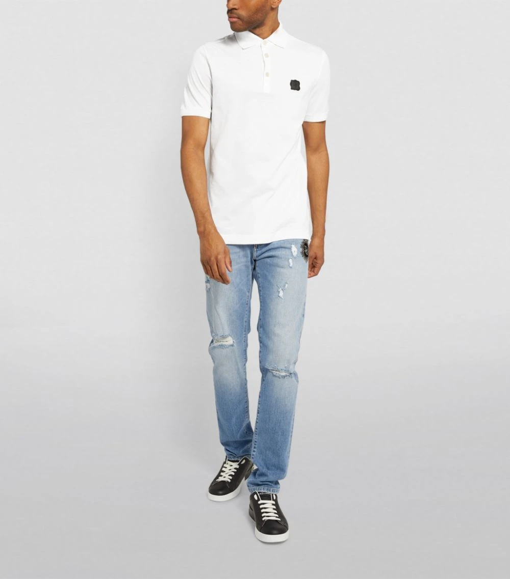 Dolce & Gabbana Logo Polo Shirt W0800-OPTICAL WHITE Logo T-Shirts 2 Dolce & Gabbana Logo Polo Shirt W0800-OPTICAL WHITE Logo T-Shirts - Image 2