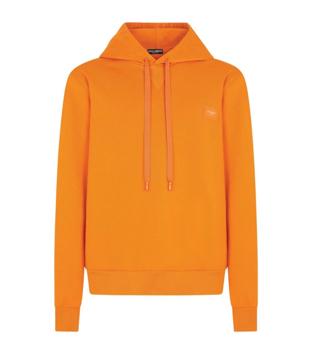 Dolce & Gabbana Logo Print Hoodie A0350-DARK ORANGE Hoodies 1 Dolce & Gabbana Logo Print Hoodie A0350-DARK ORANGE Hoodies