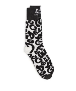 Dolce & Gabbana Logo Print Socks S9000-COMBINED COL