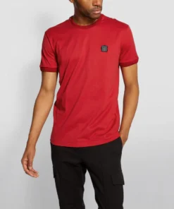 Dolce & Gabbana Logo-Stamp T-Shirt R0046-MEDIUM BORDEAU Logo T-Shirts -Dolce & Gabbana online Store dolce gabbana logo stamp t shirt 15022598 25636571 1000