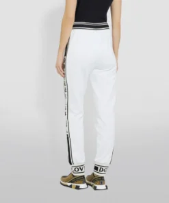 Dolce & Gabbana Logo Stripe Sweatpants W0800-OPTICAL WHITE -Dolce & Gabbana online Store dolce gabbana logo stripe sweatpants 15050361 25230822 1000