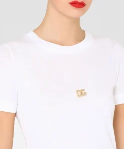 Dolce & Gabbana Logo T-Shirt W0800-OPTICAL WHITE T-shirts 9 Dolce & Gabbana Logo T-Shirt W0800-OPTICAL WHITE T-shirts -Dolce & Gabbana online Store dolce gabbana logo t shirt 16774234 33005310 1000