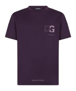 Dolce & Gabbana Logo T-Shirt B0324-DARK BLUE NAVY Logo T-Shirts