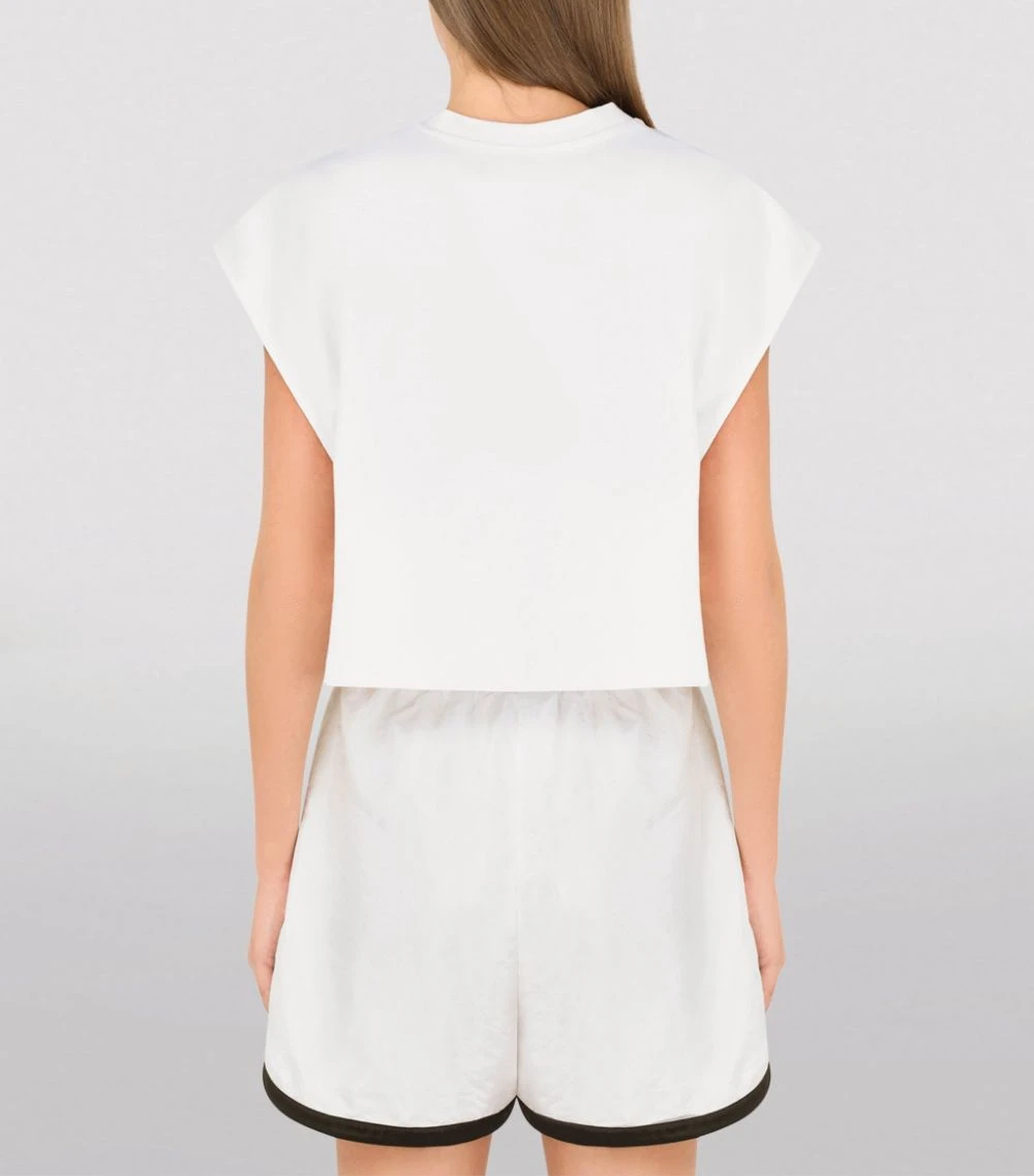 Dolce & Gabbana Logo Tank Top W0800-OPTICAL WHITE Camis & Tanks 4 Dolce & Gabbana Logo Tank Top W0800-OPTICAL WHITE Camis & Tanks - Image 4