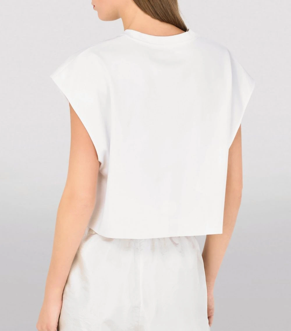 Dolce & Gabbana Logo Tank Top W0800-OPTICAL WHITE Camis & Tanks 5 Dolce & Gabbana Logo Tank Top W0800-OPTICAL WHITE Camis & Tanks - Image 5