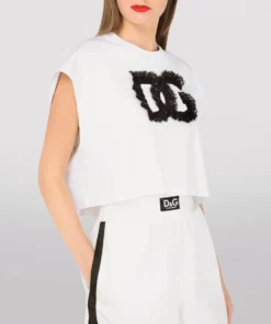 Dolce & Gabbana Logo Tank Top W0800-OPTICAL WHITE Camis & Tanks 11 Dolce & Gabbana Logo Tank Top W0800-OPTICAL WHITE Camis & Tanks -Dolce & Gabbana online Store dolce gabbana logo tank top 17491680 36213942 1000