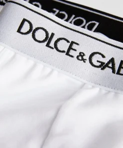 Dolce & Gabbana Logo Trunks (Pack of 2) W0800WHITE Boxers -Dolce & Gabbana online Store dolce gabbana logo trunks pack of 2 16529023 31997152 1000