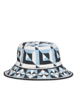 Dolce & Gabbana Majolica Print Bucket Hat HB1VD-GEOMETRIE FDO. Fedora Hats