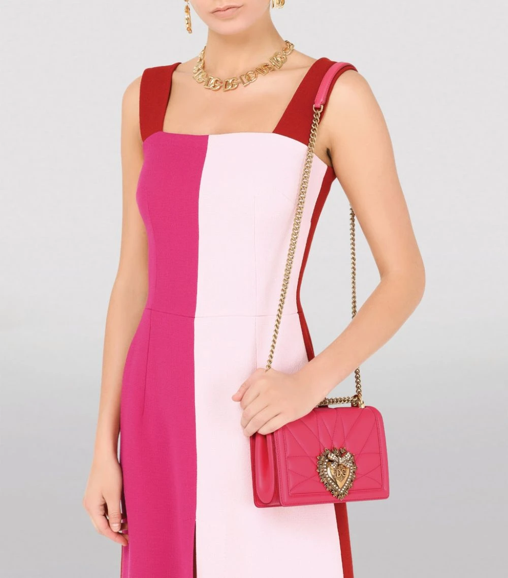 Dolce & Gabbana Medium Devotion Cross-Body Bag 8H470-FUCHSIA Crossbody Bags 2 Dolce & Gabbana Medium Devotion Cross-Body Bag 8H470-FUCHSIA Crossbody Bags - Image 2