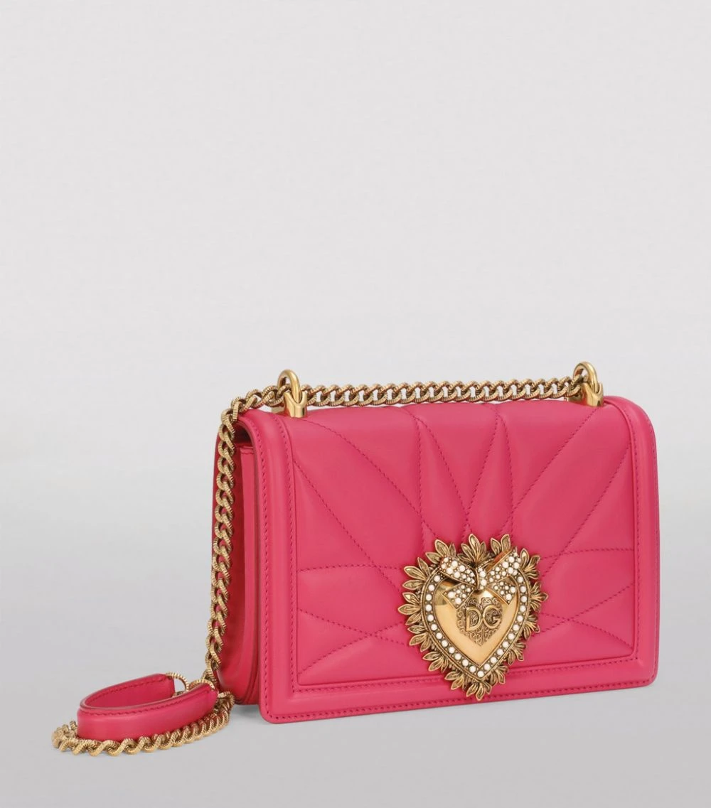 Dolce & Gabbana Medium Devotion Cross-Body Bag 8H470-FUCHSIA Crossbody Bags 3 Dolce & Gabbana Medium Devotion Cross-Body Bag 8H470-FUCHSIA Crossbody Bags - Image 3