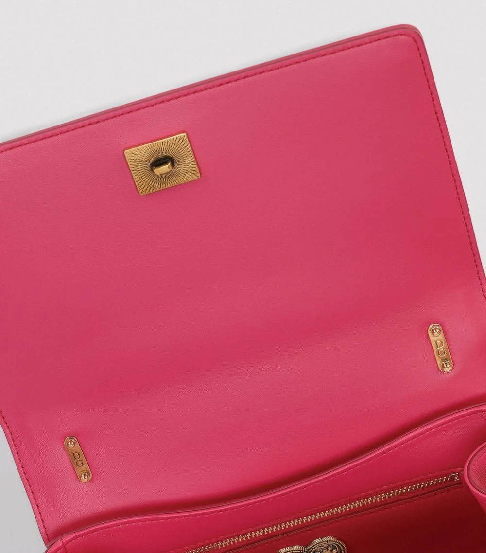 Dolce & Gabbana Medium Devotion Cross-Body Bag 8H470-FUCHSIA Crossbody Bags 5 Dolce & Gabbana Medium Devotion Cross-Body Bag 8H470-FUCHSIA Crossbody Bags - Image 5
