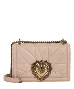 Dolce & Gabbana Medium Devotion Shoulder Bag 80412-POWDER 1 Shoulder Bags