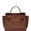 Dolce & Gabbana Medium Leather Sicily 62 Top-Handle Bag 8I196-DESERT/DOVE Top Handle Bags