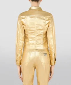 Dolce & Gabbana Metallic Denim Jacket S0997-GOLD Denim Jackets 8 Dolce & Gabbana Metallic Denim Jacket S0997-GOLD Denim Jackets -Dolce & Gabbana online Store dolce gabbana metallic denim jacket 17351082 35703681 1000