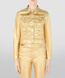 Dolce & Gabbana Metallic Denim Jacket S0997-GOLD Denim Jackets 11 Dolce & Gabbana Metallic Denim Jacket S0997-GOLD Denim Jackets -Dolce & Gabbana online Store dolce gabbana metallic denim jacket 17351082 35703688 1000
