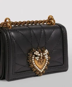 Dolce & Gabbana Micro Leather Devotion Bag 80999-BLACK Shoulder Bags -Dolce & Gabbana online Store dolce gabbana micro leather devotion bag 15199081 25967554 1000