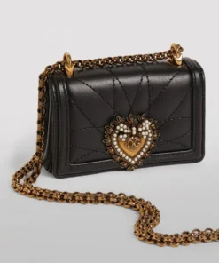 Dolce & Gabbana Micro Leather Devotion Bag 80999-BLACK Shoulder Bags -Dolce & Gabbana online Store dolce gabbana micro leather devotion bag 15199081 25967555 1000