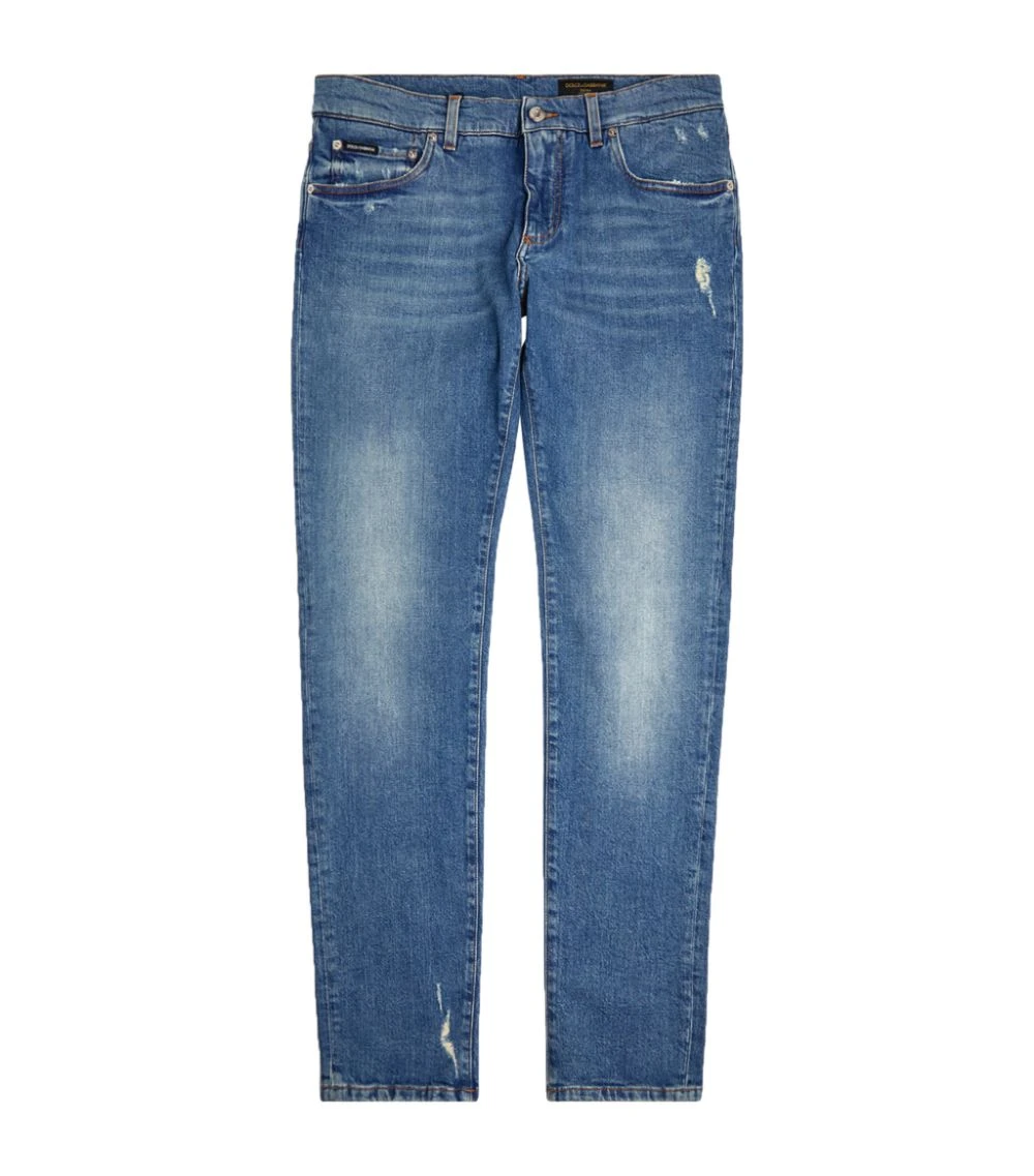 Dolce & Gabbana Mid-Wash Slim Jeans S9001-COMBINED COLO 1 Dolce & Gabbana Mid-Wash Slim Jeans S9001-COMBINED COLO