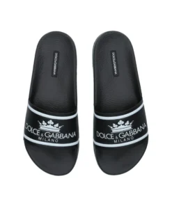 Dolce & Gabbana Milano Slides BLK/WHITE 7 Dolce & Gabbana Milano Slides BLK/WHITE -Dolce & Gabbana online Store dolce gabbana milano slides 14857290 25459760 1000