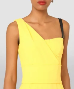 Dolce & Gabbana One-Shoulder Midi Dress A3661-YELLOW Midi Dresses -Dolce & Gabbana online Store dolce gabbana one shoulder midi dress 16773484 33002868 1000