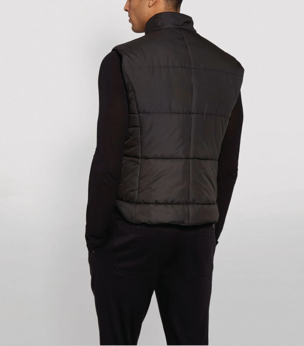 Dolce & Gabbana Padded Logo Gilet N0000-BLACK Gilets 4 Dolce & Gabbana Padded Logo Gilet N0000-BLACK Gilets - Image 4