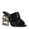 Dolce & Gabbana Padded Mules 115 BLACK Heeled Mules