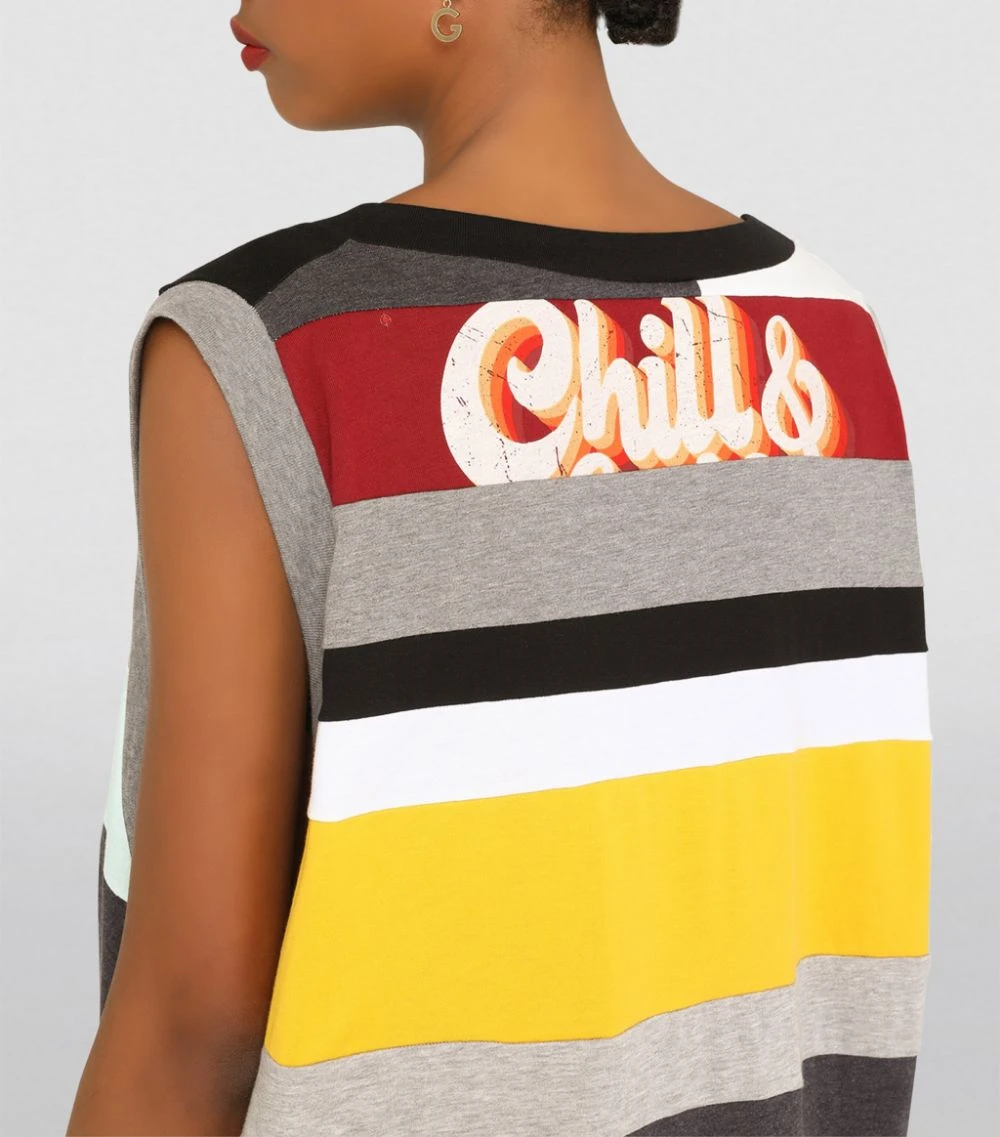 Dolce & Gabbana Patchwork Jersey Tank Top S9000-COMBINED COLOU Camis & Tanks 5 Dolce & Gabbana Patchwork Jersey Tank Top S9000-COMBINED COLOU Camis & Tanks - Image 5