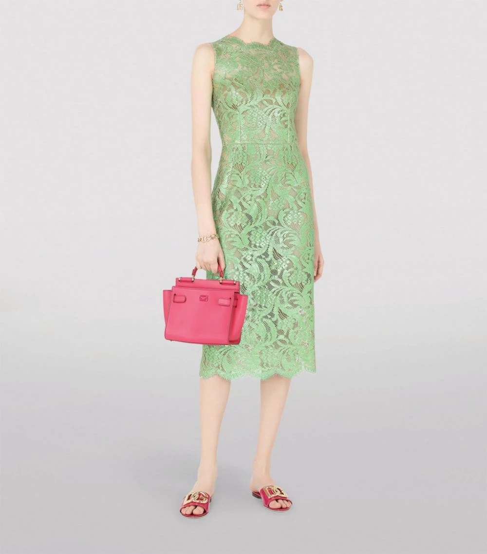 Dolce & Gabbana Patent Abaya Sandals 8H420-FUCHSIA Slides 3 Dolce & Gabbana Patent Abaya Sandals 8H420-FUCHSIA Slides - Image 3